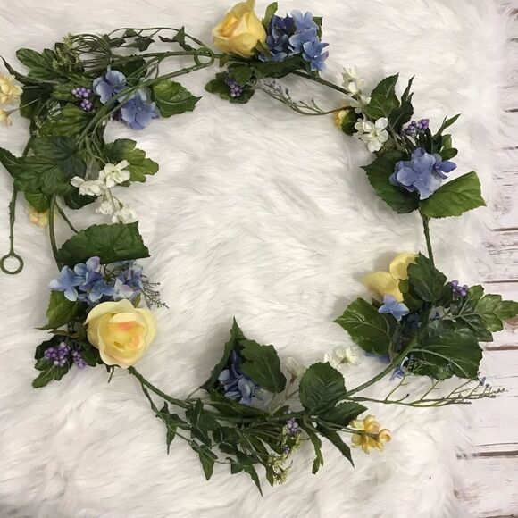 Faux Floral Flowers Silk Garland‎ - Picture 5 of 11